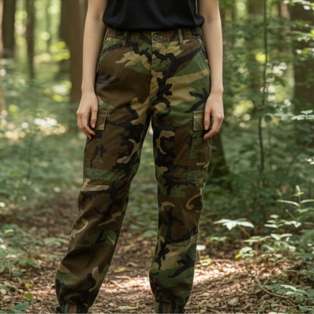 Real Camouflage Cargo Pants